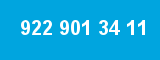 922 901 34 11 922 901 34 11